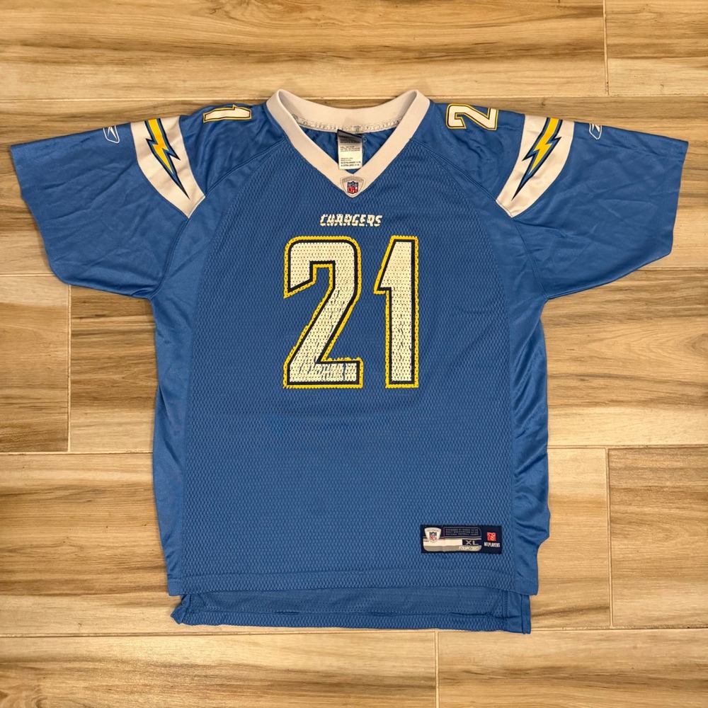 Reebok San Diego Chargers LaDainian Tomlinson 21 Jersey Powder Blue Boys XL